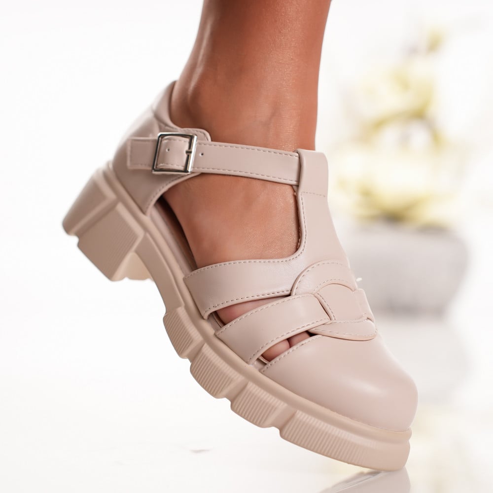 Pantofi Casual Famous - 3H13 Beige 03 - 2 | YEO