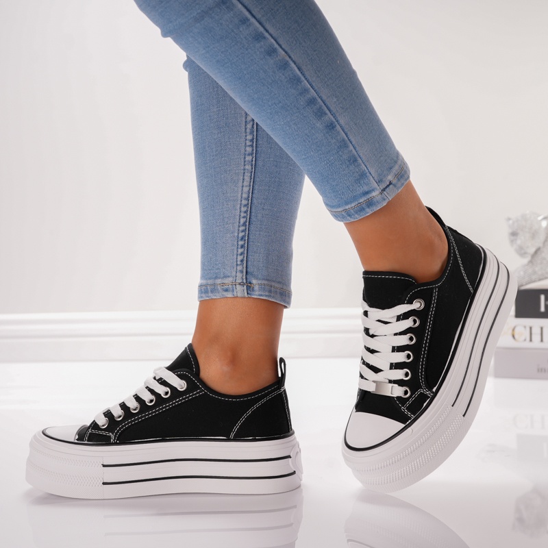 Tenisi Dama Summer - MZ-2311 Black - 3 | YEO