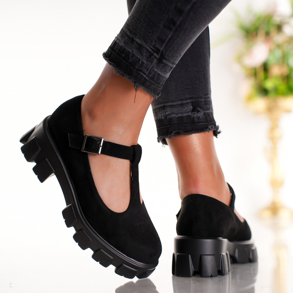 Pantofi Casual Bya - C169 Black - 2 | YEO