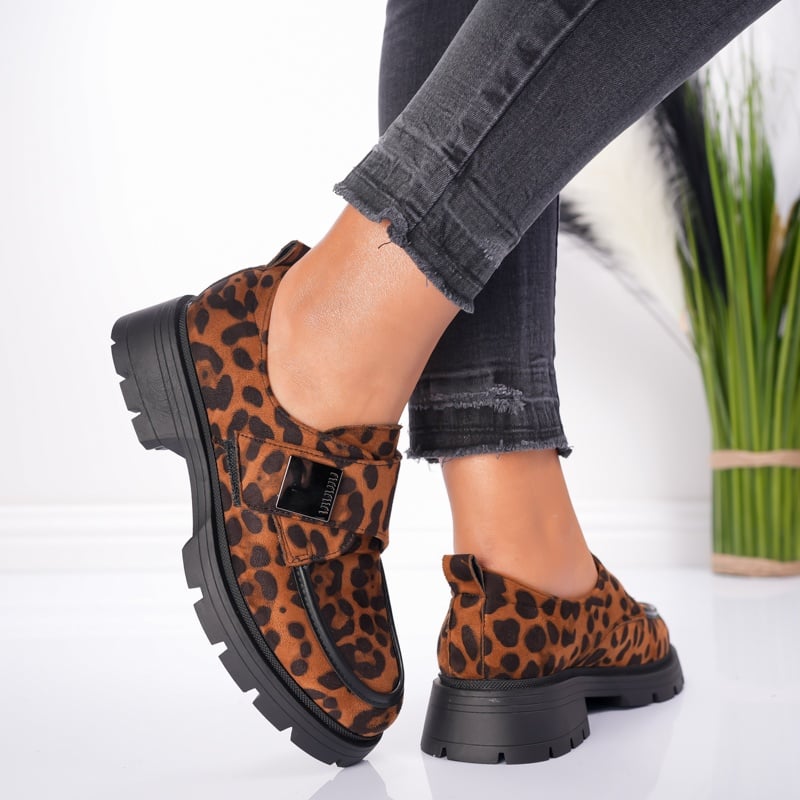 Pantofi Casual Chasie - 1005 Leopard - 1 | YEO