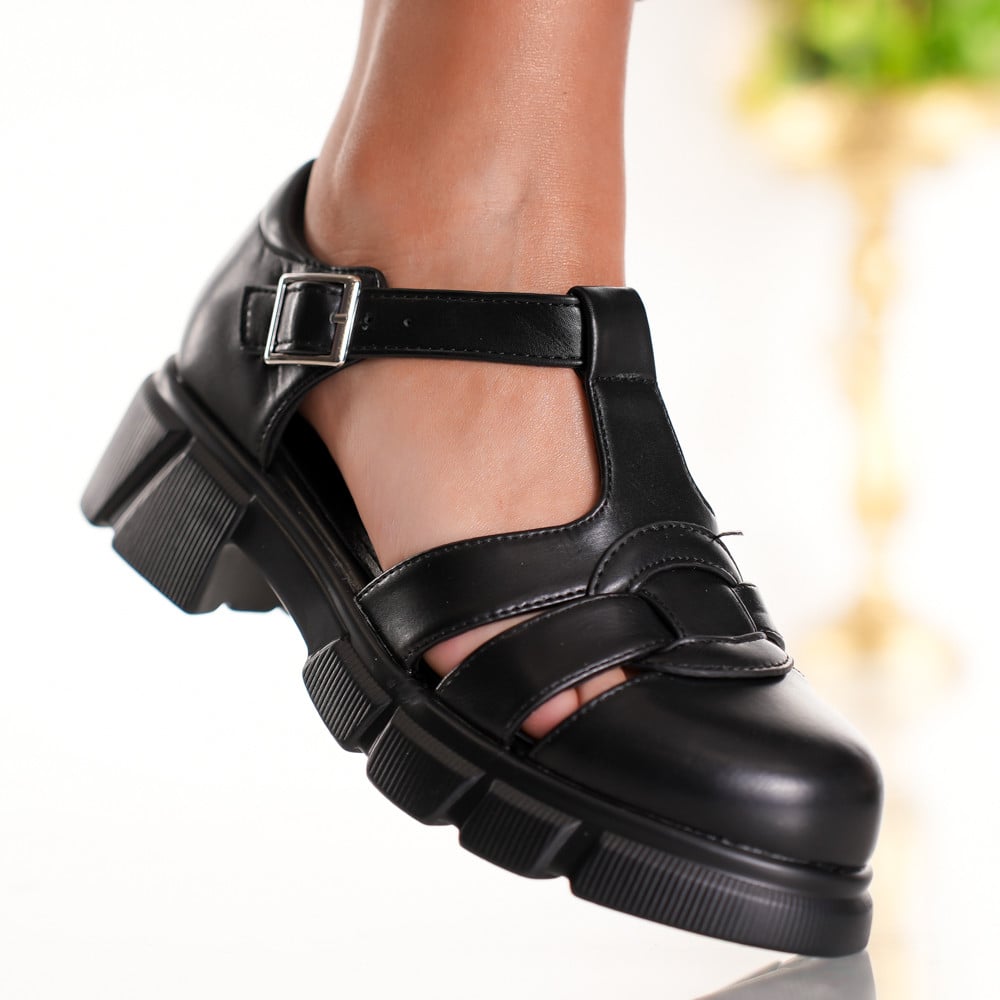 Pantofi Casual Famous - 3H13 Black 02 - 2 | YEO