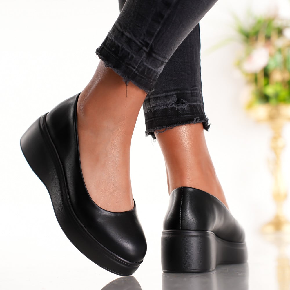 Pantofi Casual Miriam - S24-1320 Black - 2 | YEO