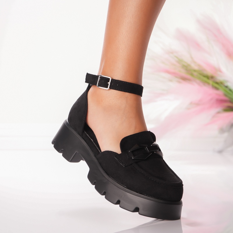 Pantofi Casual Rya - 5H15 Black 01 - 1 | YEO