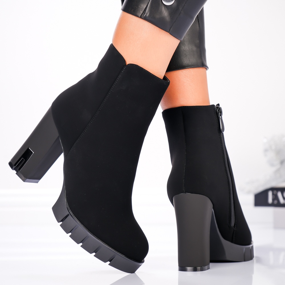 Botine Dama - 3AH19 Black 01 - 2 | YEO