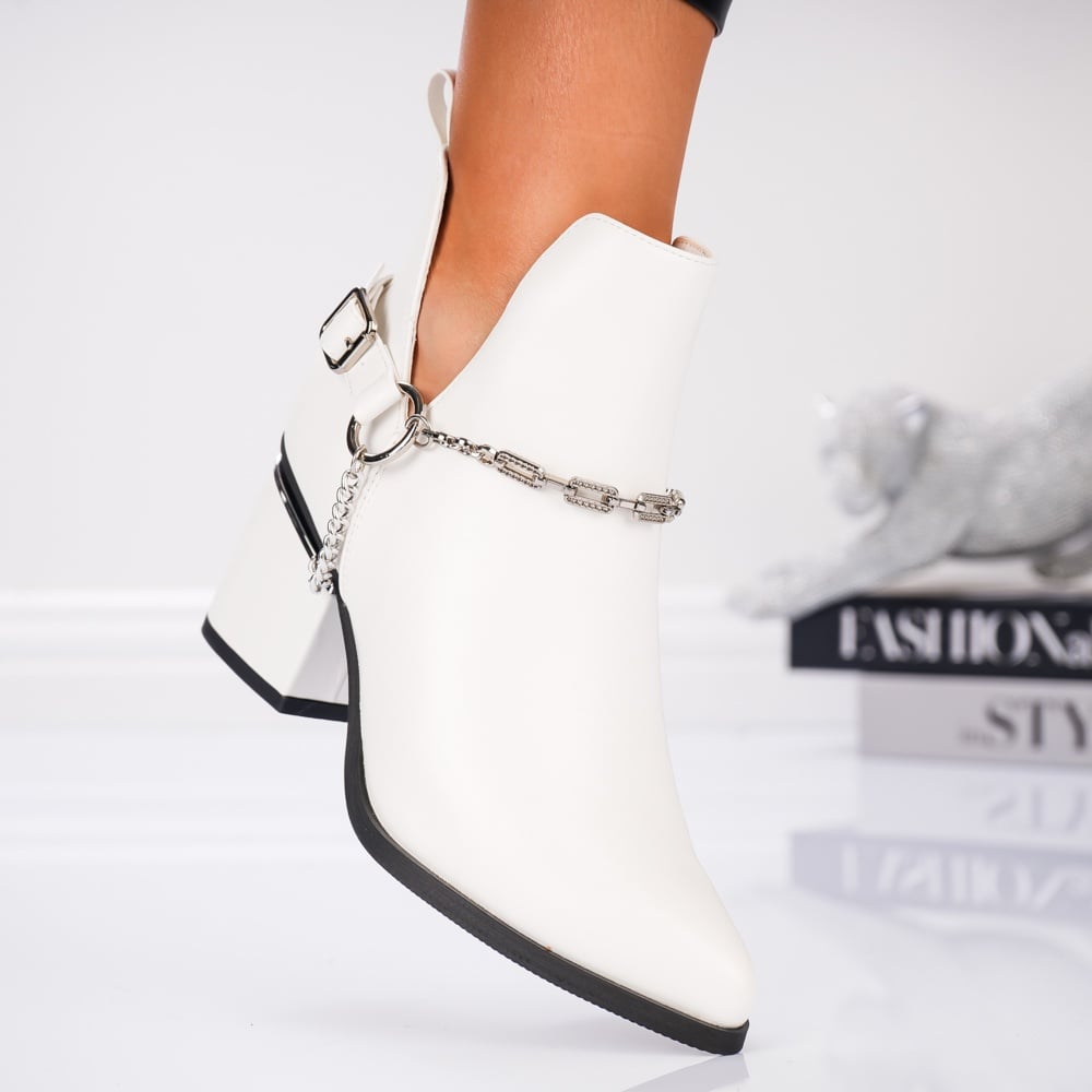 Botine Dama - 3JF6 White - 1 | YEO