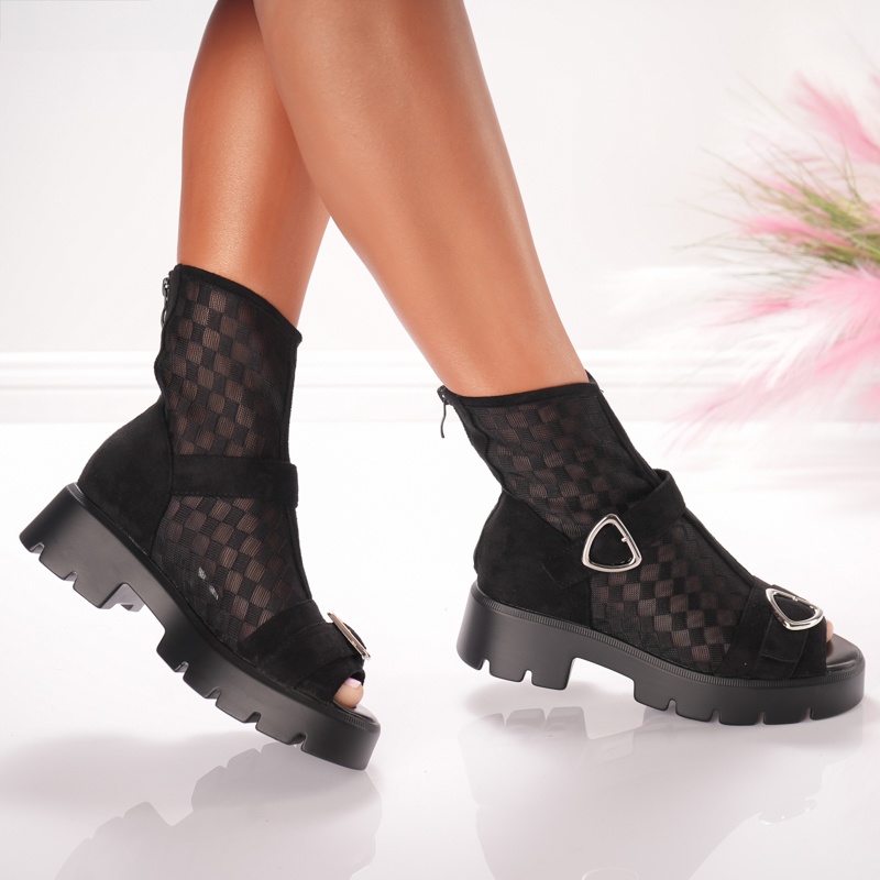 Ghete Dama Summer - 3AH55 Black - 2 | YEO
