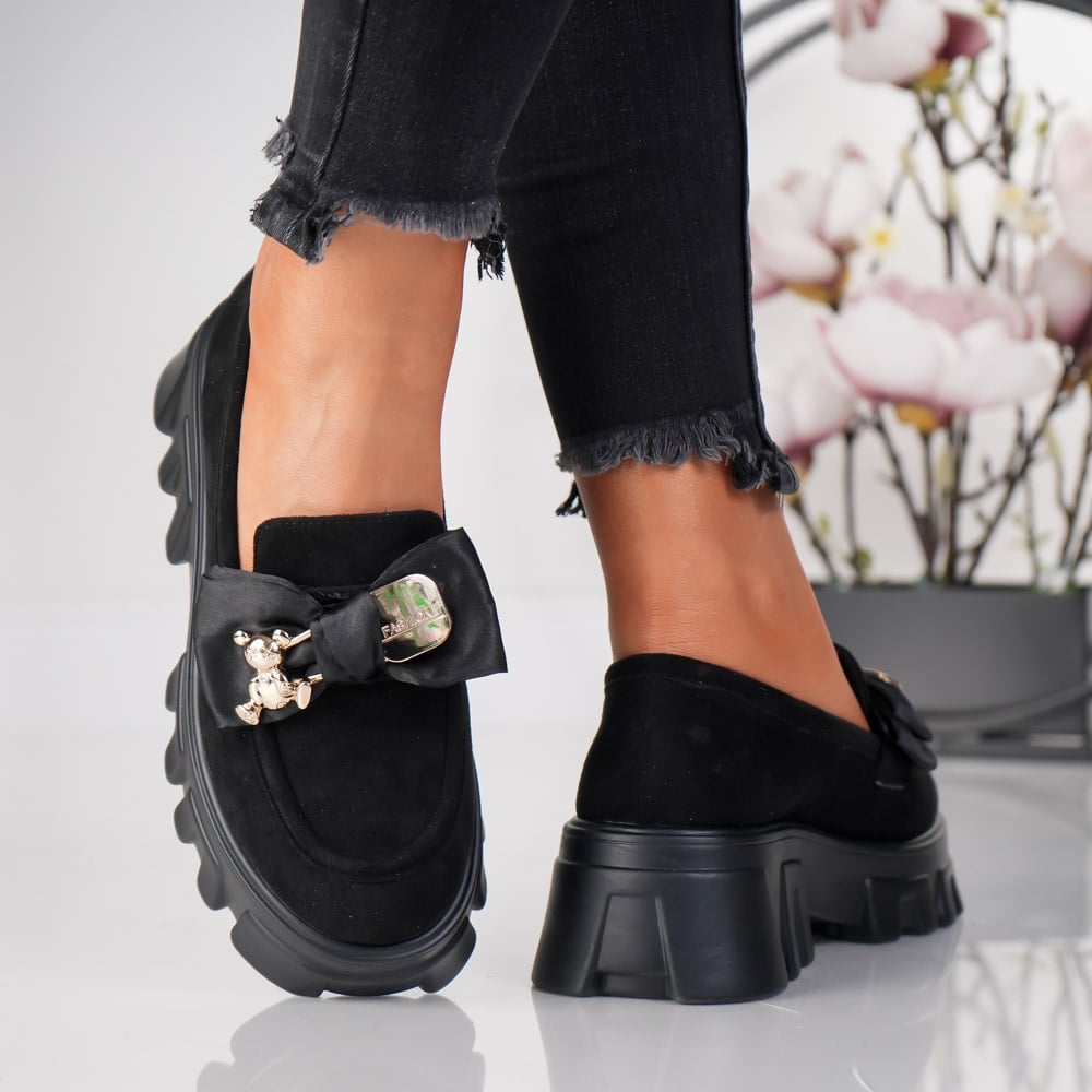 Pantofi Casual Bear - 713 Black - 2 | YEO