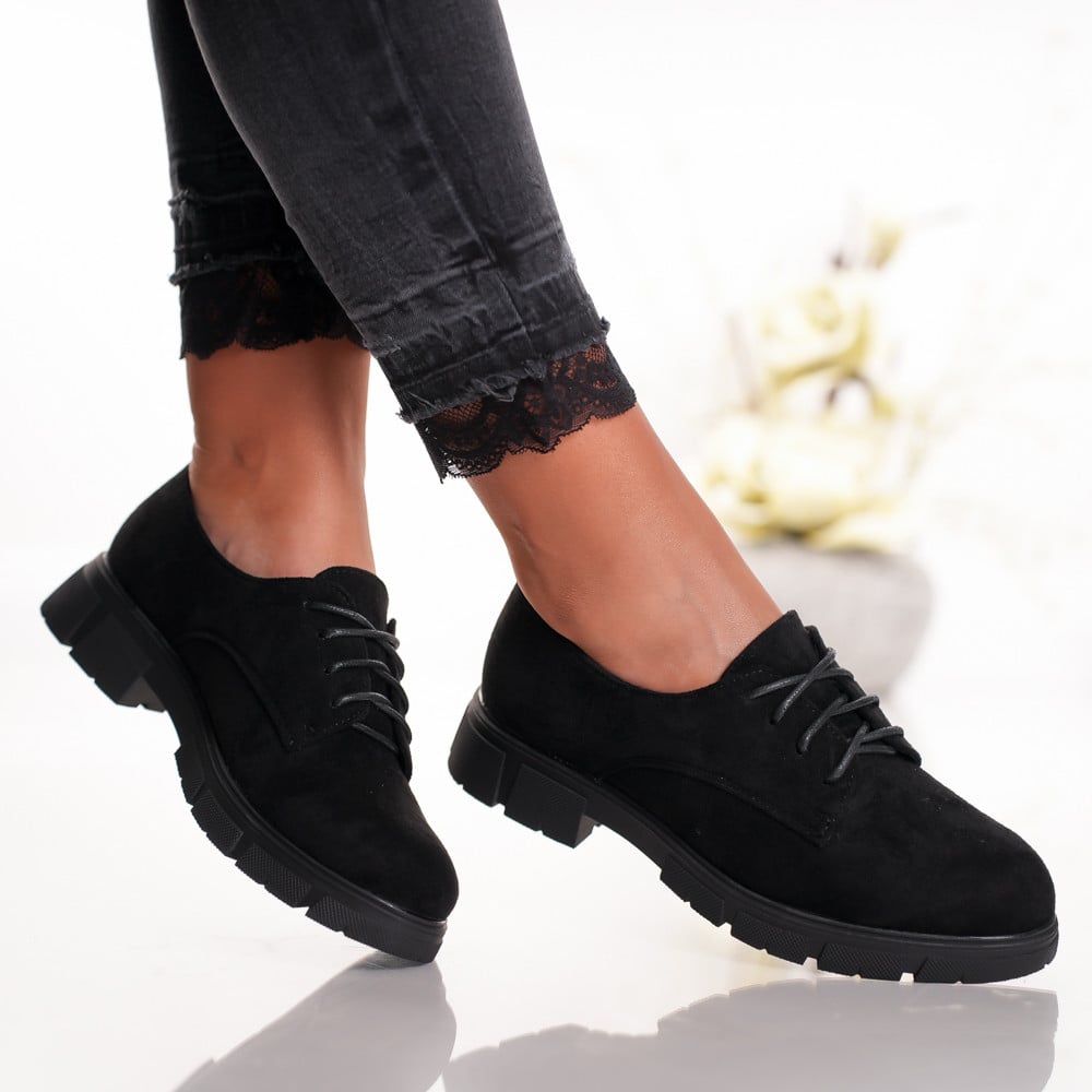 Pantofi Casual Bya - H1 Black 08