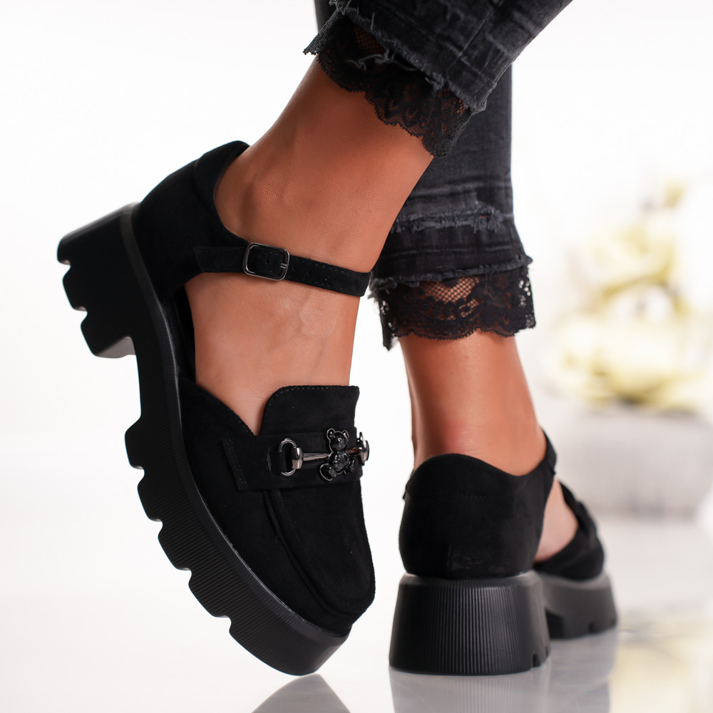 Pantofi Casual Teo - 3KMD19 Black 01 - 2 | YEO