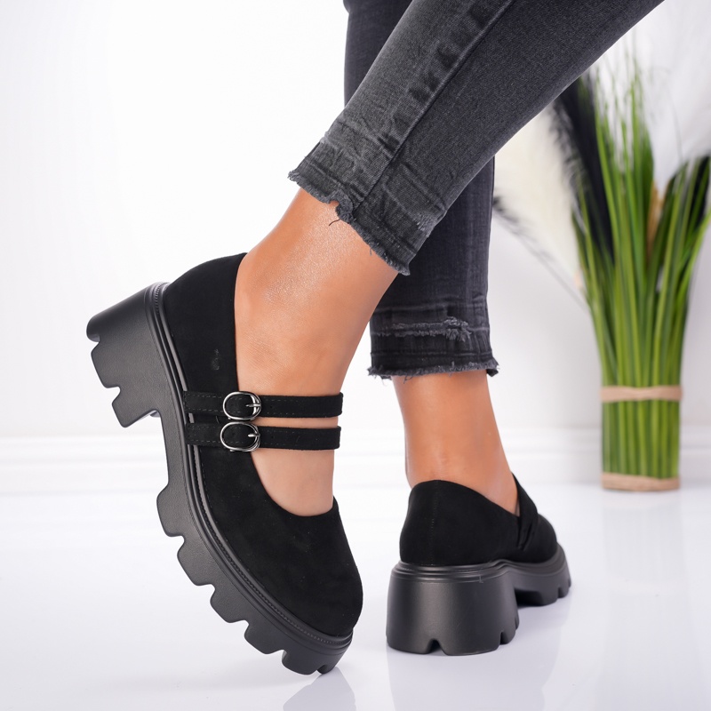 Pantofi Casual Zera - 1028 Black - 1 | YEO