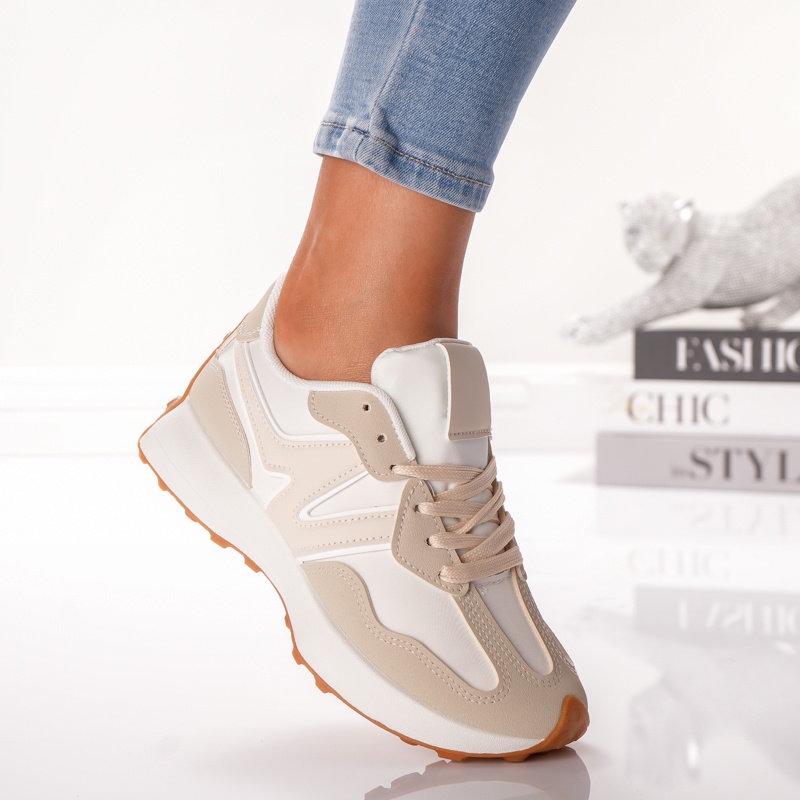 Pantofi Sport NB - H21 Beige - 2 | YEO