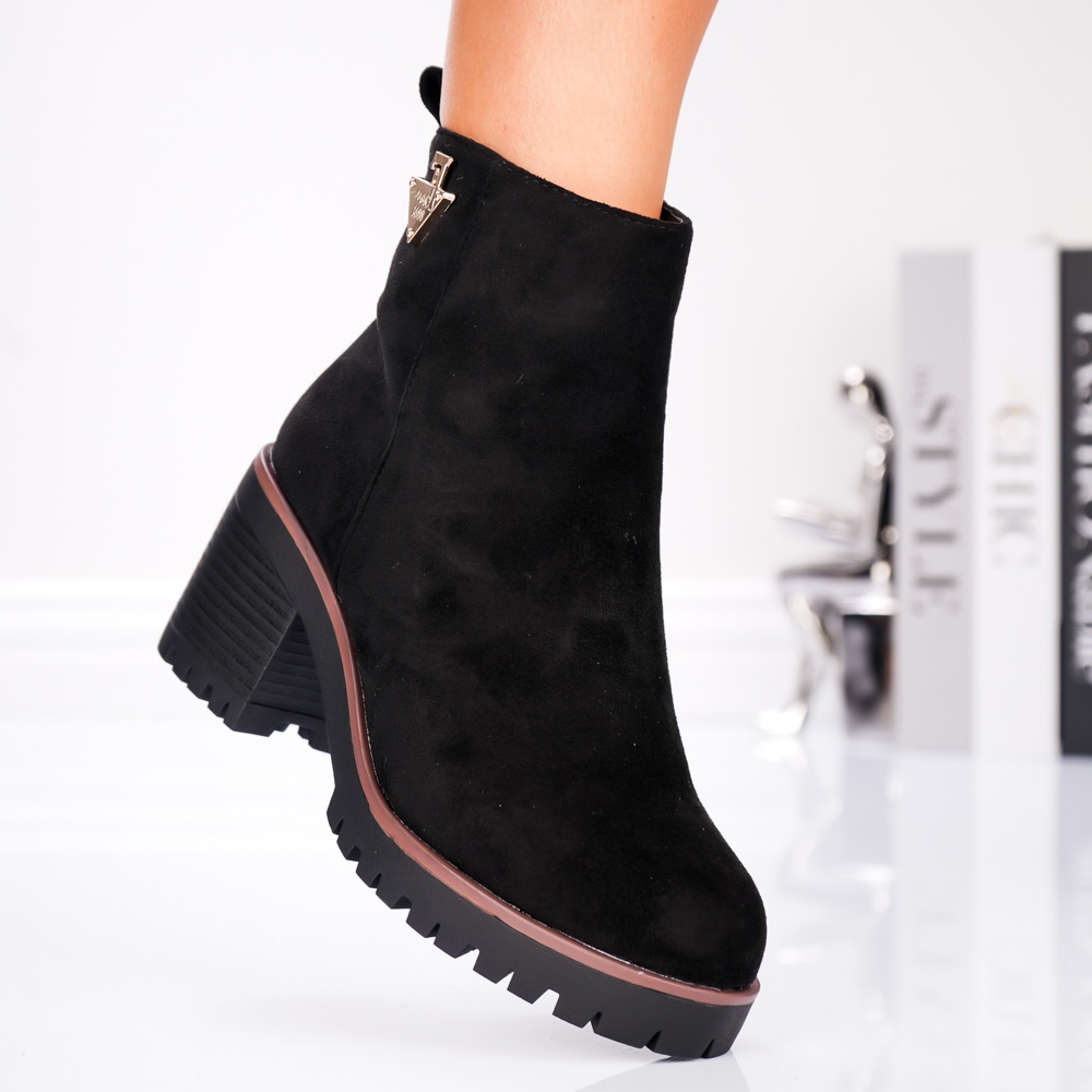 Botine Dama - SH1387 Black - 1 | YEO