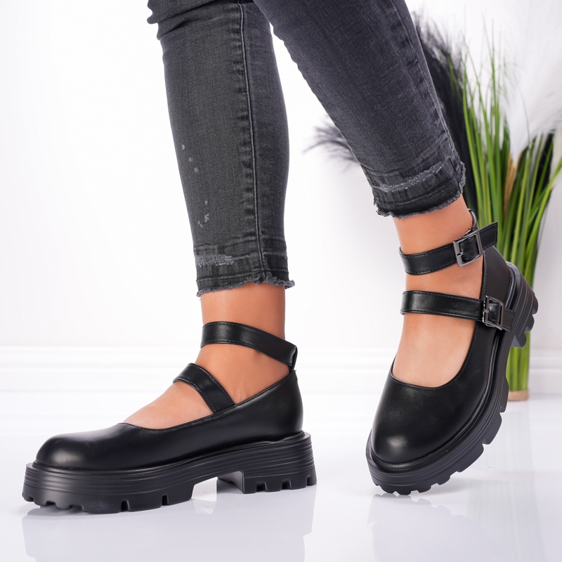 Pantofi Casual Glory - 1003 Black - 3 | YEO