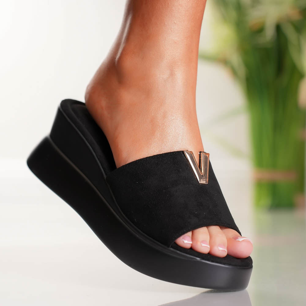 Papuci Cu Platforma - 3LE50 Black