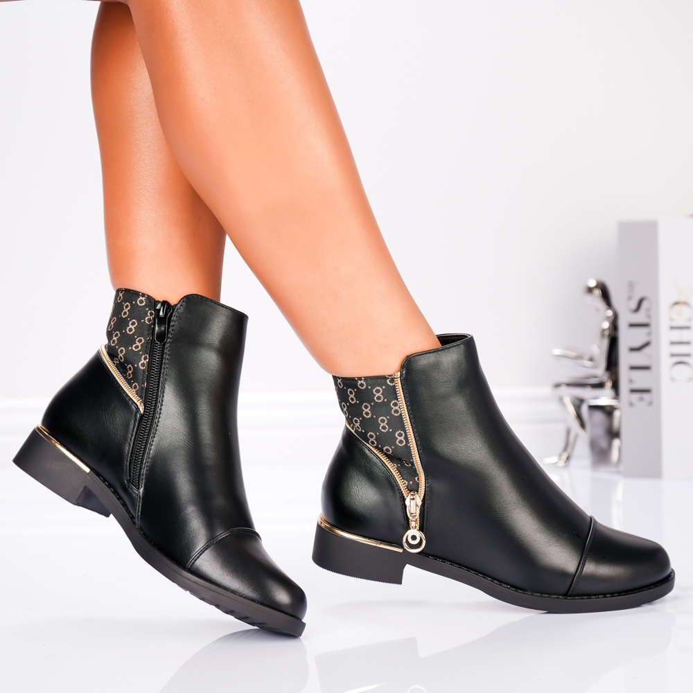 Botine Dama - B23-71 Black - 3 | YEO