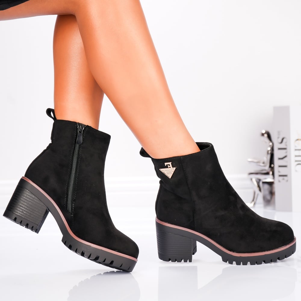 Botine Dama - SH1387 Black - 2 | YEO