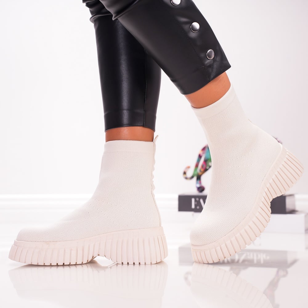 Ghete Sport Socks - 3AL51 Beige - 3 | YEO