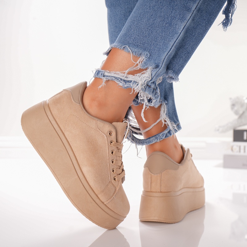 Pantofi Casual CC - H30 Beige - 1 | YEO