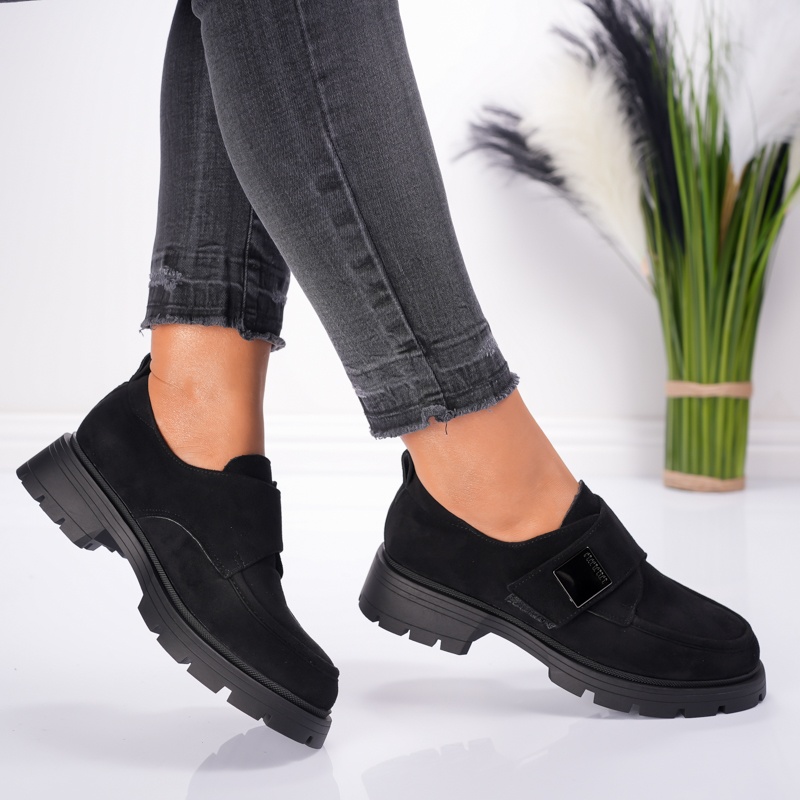 Pantofi Casual Chasie - 1005 Black - 1 | YEO