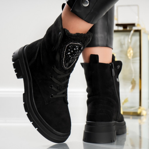 Ghete Casual Cleopatra - ABC-959B Black - Img 1