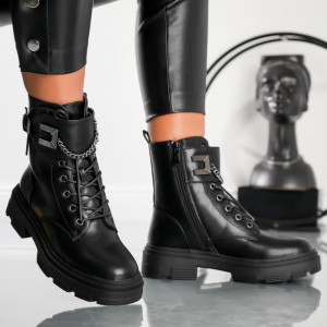Ghete Casual Alison - ABC-926C Black - Img 2