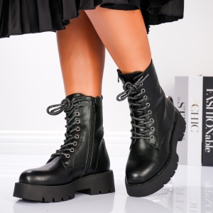 Ghete Casual - B24-1511 Black - Img 4