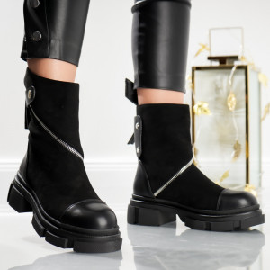 Ghete Casual Elisa - NC 1291 Black - Img 3