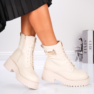 Ghete Casual Gloria - B24-1507B Beige - Img 4