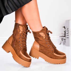 Ghete Casual - Raven B24-1653 Brown - Img 2