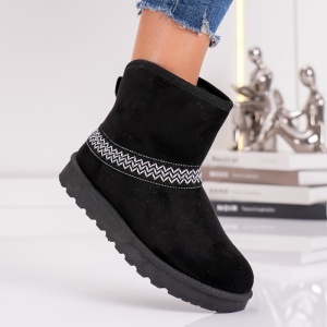 Ghete Casual UG - Cozy Line BK331 Black - Img 2