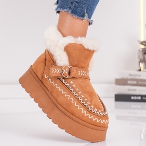 Ghete Casual UG - SnowBelt NB776 Camel - Img 2