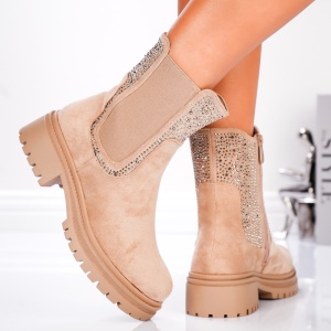 Ghete Dama - Aria Spark Boots SH1360 Khaki - Img 2