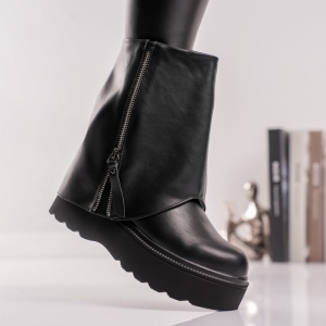 Ghete Dama Gloria - UrbanFold HX1112 Black - Img 3