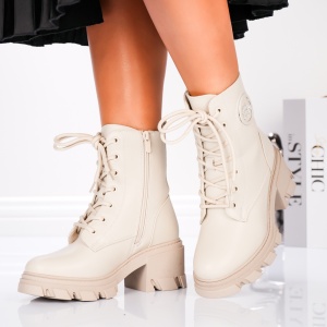 Ghete Dama - Rebel Block B23-138 Beige - Img 4