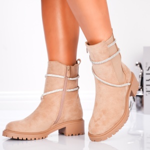 Ghete Dama - Stella Twist Boots SH1351 Khaki - Img 4