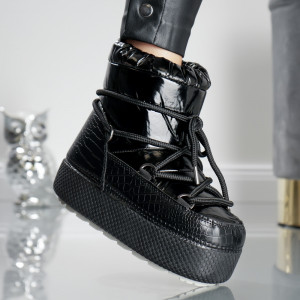 Ghete Dama Tip MoonB - 3LT5 Black - Img 1