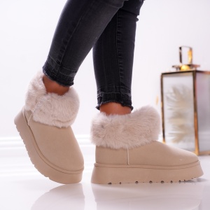Ghete Tip UG - B24-1583 Beige - Img 4