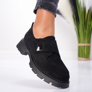 Pantofi Casual Chasie - 1005 Black - Img 3