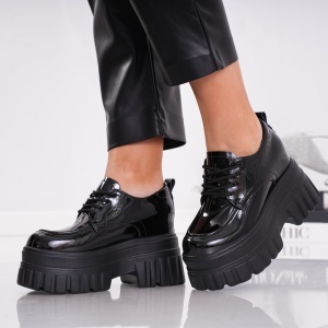 Pantofi Casual Class Go - 5213 Black - Img 4