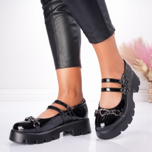Pantofi Casual Doll - X25-1722A Black - Img 4