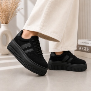 Pantofi Casual StripeWalk - H55 Black - Img 3