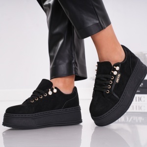 Pantofi Casual VelvetClass - MK162 Black - Img 4
