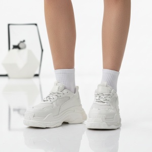 Pantofi Sport Triple S - BL608 Beige - Img 3