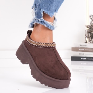Papuci Casual UG - UrbanLift BK301 Brown - Img 2