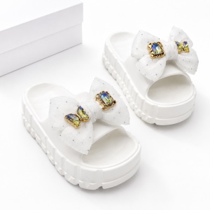 Papuci Cu Platforma - BG200 White
