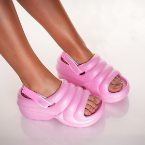 Papuci Dama Michell - 3080 Pink - Img 4