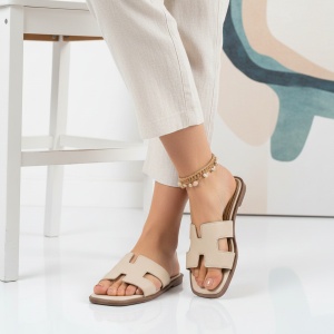 Papuci Dama - PS50 Beige - Img 4