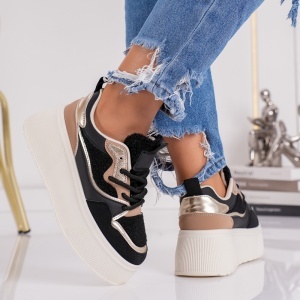 Sneakers Dama UG High - MK072 Black - Img 3