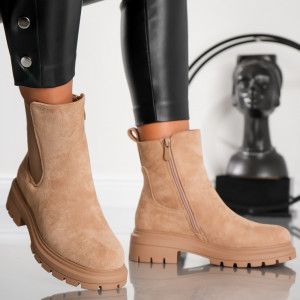 Ghete Casual Hera - SH1291 Khaki - Img 2