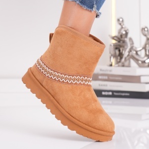 Ghete Casual UG - CozyLine BK331 Camel - Img 3